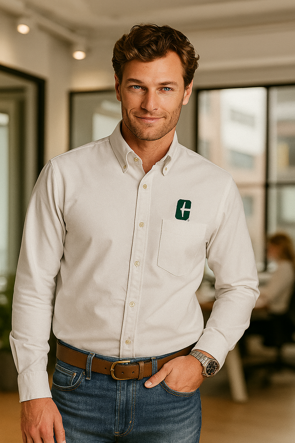 Brooks Brothers All-in-C Casual Oxford - Men's