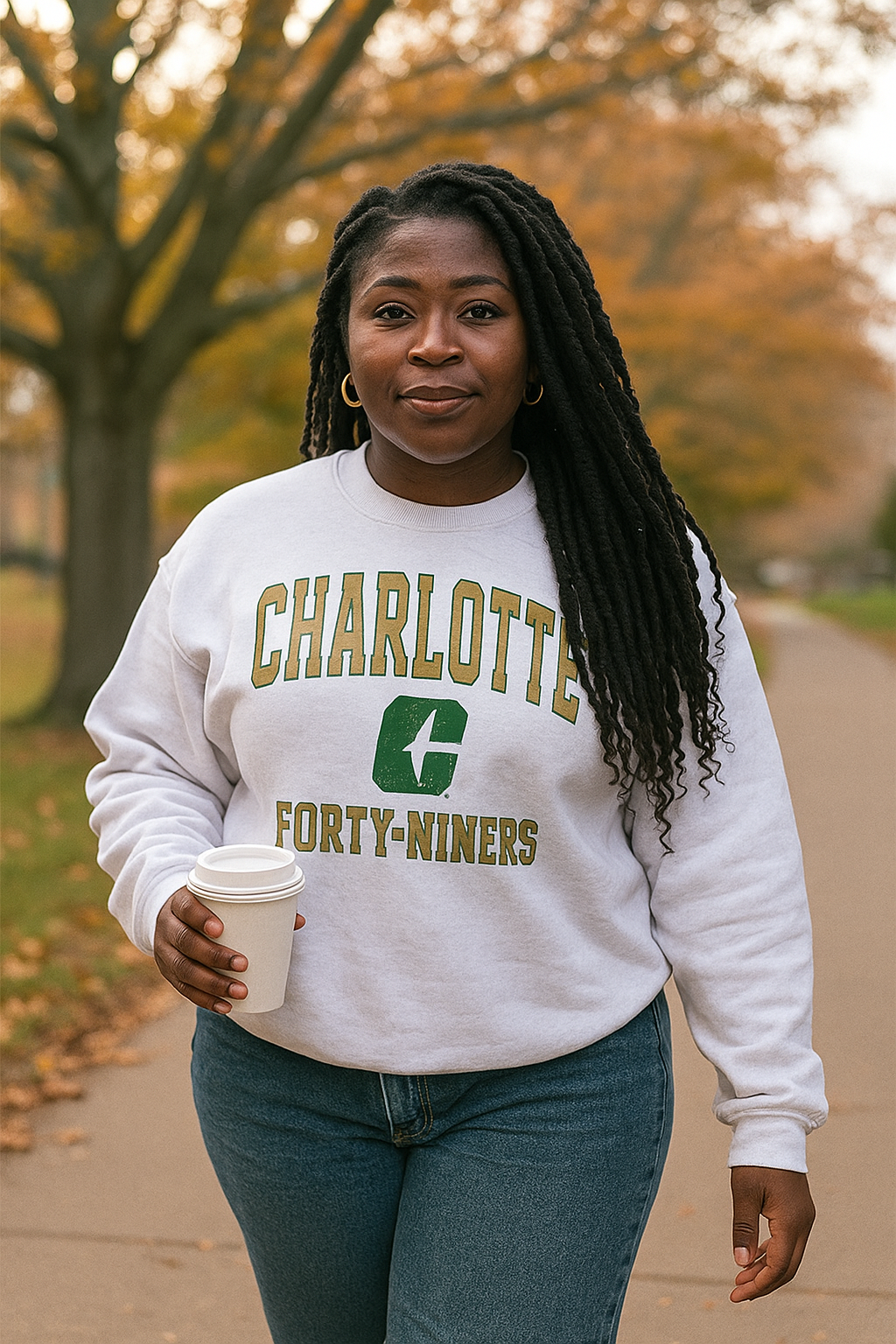 Old School Ladies Comfort with class sweatshirt by Zoozatz - black or ash