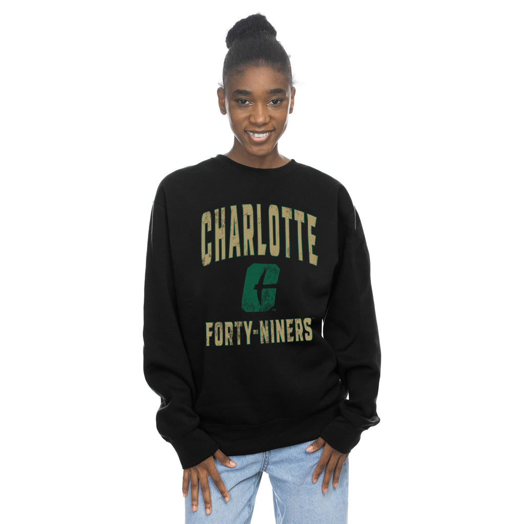 Old School Ladies Comfort with class sweatshirt by Zoozatz - black or ash
