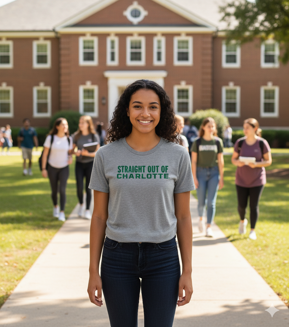 Straight Out of Charlotte Ultra Soft Crew Neck