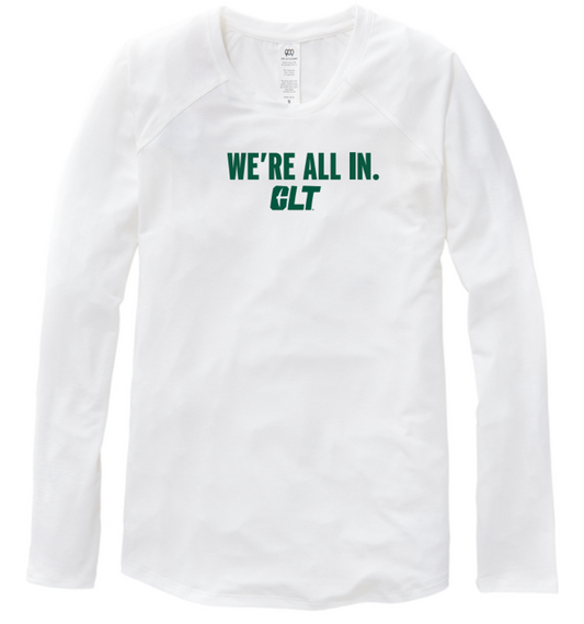We're All In Women's Long Sleeve Tee